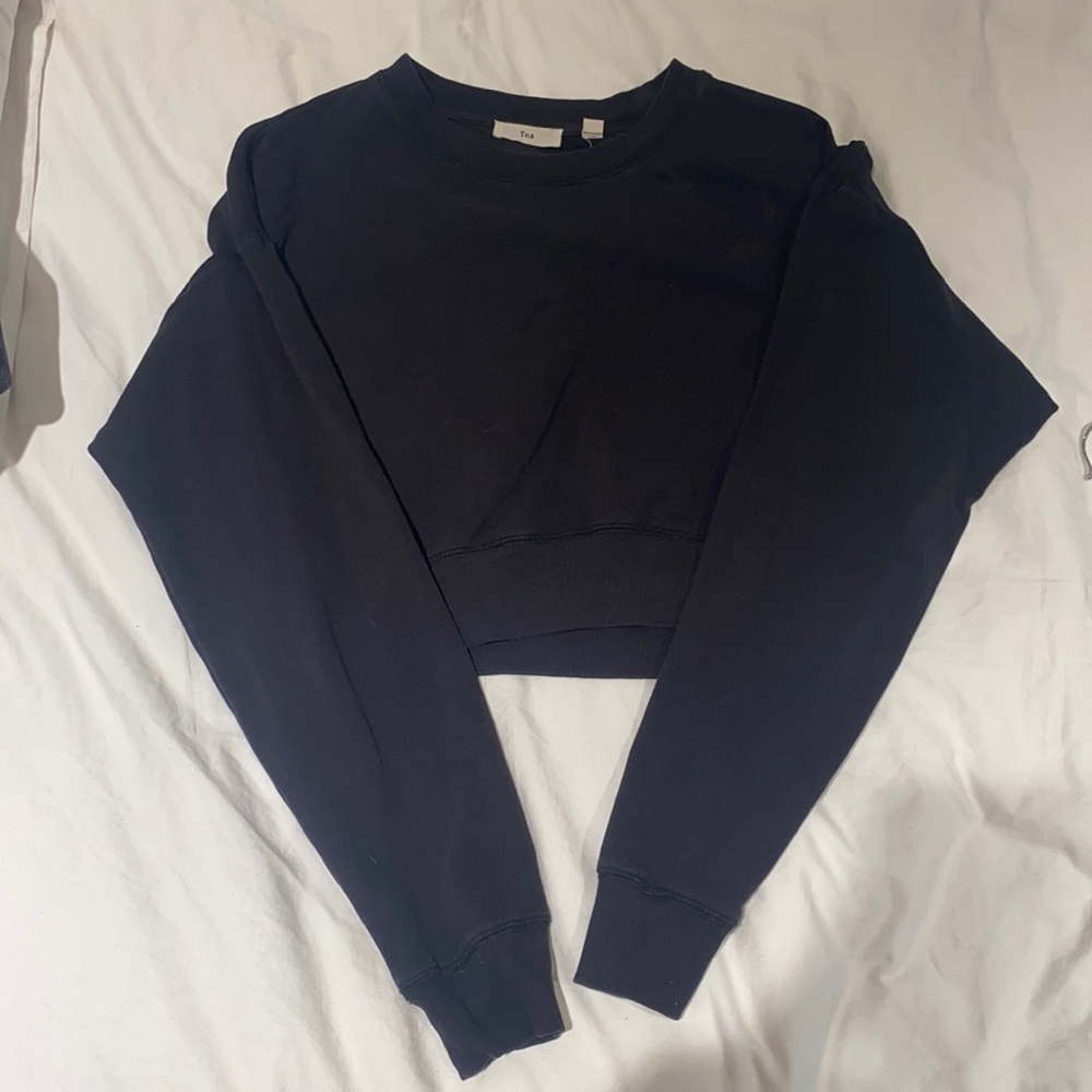 TNA cropped crew neck